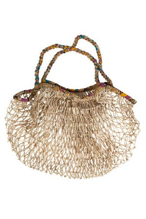 Sari & Jute Slouchy Net Bag - Totes & Messenger Bags - Accessories