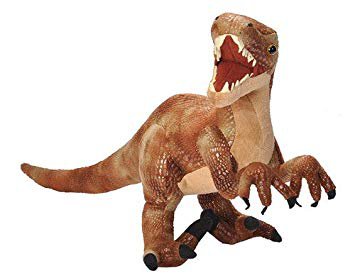Wild Republic Velociraptor Plush, Dinosaur Stuffed Animal, Plush Toy, Gifts for Kids, Dinosauria 17 Inches: Toys & Games