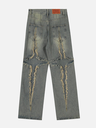 Aelfric Eden Washed Fringe Jeans
