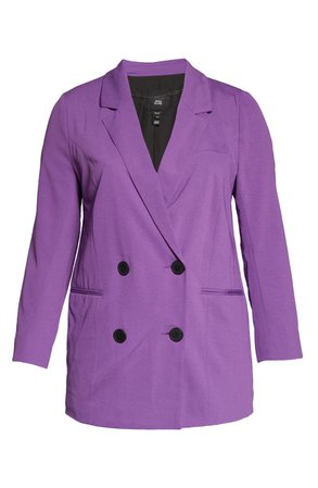 River Island Structured Double Breasted Blazer | Nordstrom