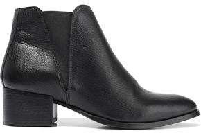 Savea Textured-leather Ankle Boots