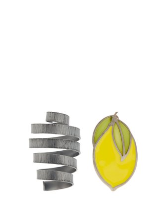 Boucles d'oreilles citron et spirale Le Citron | Jacquemus | MATCHESFASHION.COM FR