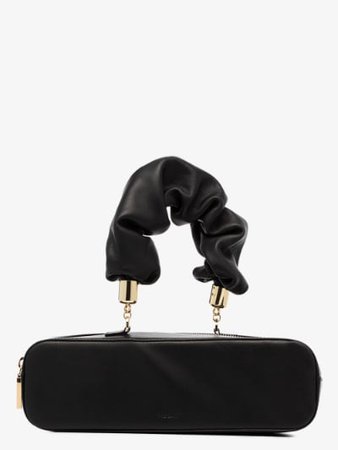 The Sant Black Furoshiki leather box bag | Browns