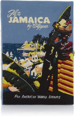 Olympia Le-Tan Jamaica Book Clutch