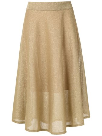 Cecilia Prado Glitter Midi Skirt | Farfetch.com
