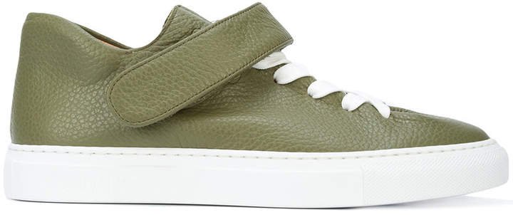 Soloviere contrast low-top sneakers