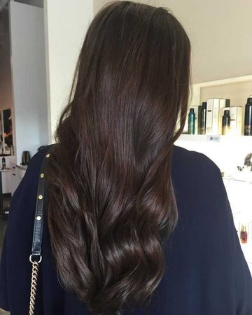Long Chocolate Brown Hair