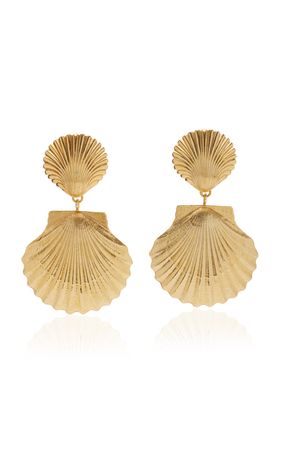Siren Gold-Plated Earrings By Jennifer Behr | Moda Operandi