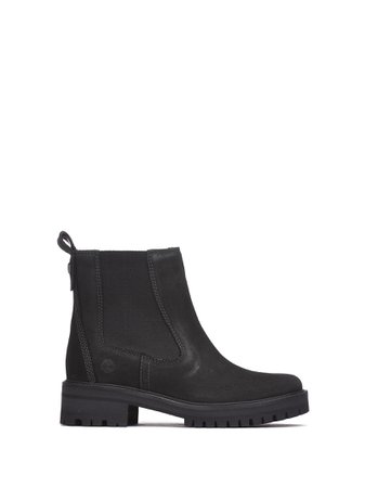 Timberland Ankle Boots In Black Nabuk