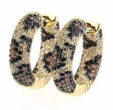 leopard earrings - Google Search