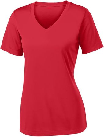 Amazon.com: Opna Women's Short Sleeve Moisture Wicking Athletic Shirt, Medium, Red : Clothing, Shoes & Jewelry
