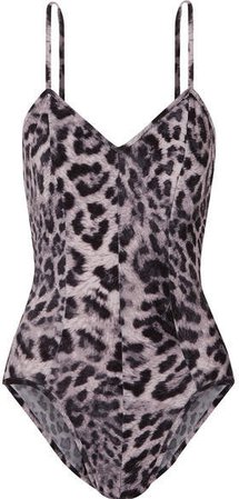 Wonderwoman Mio Leopard-print Swimsuit - Leopard print