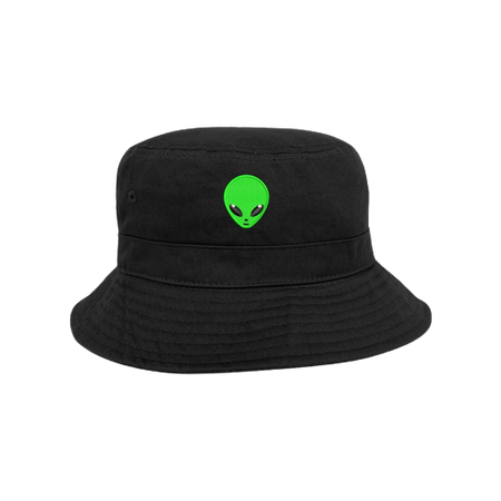 Alien head Bucket Hat, Sun Hats, Fisherman Bucket Hats, 420 Hats, Unisex UFO Bucket Hats, Space Caps, Bucket Caps Hat