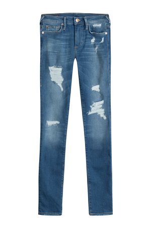 Distressed Skinny Jeans Gr. 26