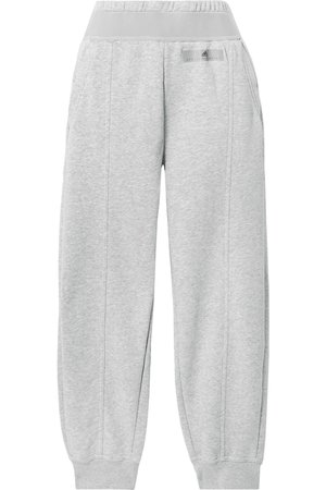 adidas by Stella McCartney | Essentials cotton-blend fleece track pants | NET-A-PORTER.COM