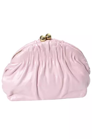 Etra Pink Leather vintage handbag – Modig