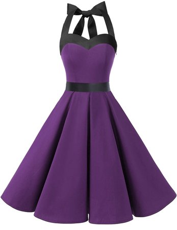 Dark purple dress