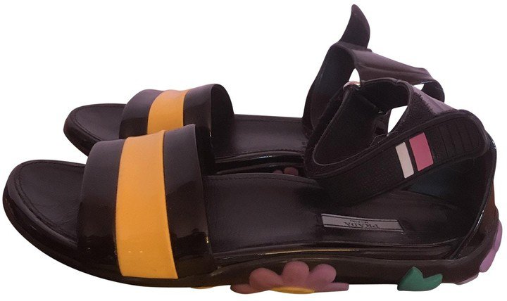 Black Patent leather Sandals