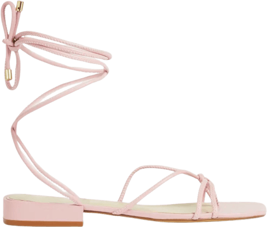 pink strap sandals