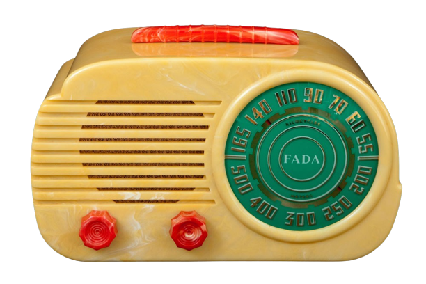 FADA 845 ‘Cloud’ bakelite radio, 1946