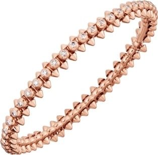 CRN6715017 - Clash de Cartier bracelet Diamonds - Pink gold, diamonds - Cartier