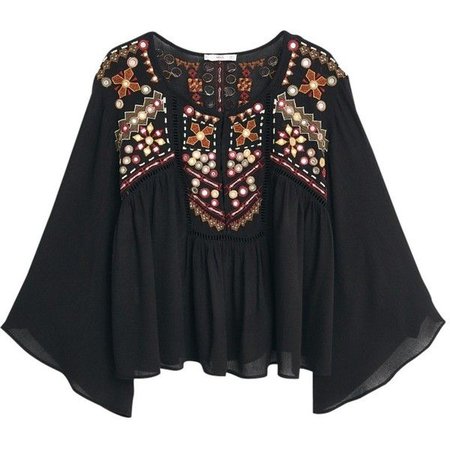 boho embroidered top - Google Search