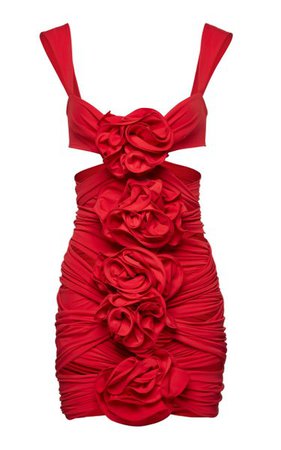 Floral-Detailed Mini Dress By Magda Butrym | Moda Operandi