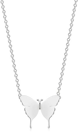 Amazon.com: VACRONA Gold Dainty Butterfly Necklace for Women 18K Gold Plated Initial Butterfly Pendant Necklace Cute Handmade Jewelry Gift for Her: Clothing