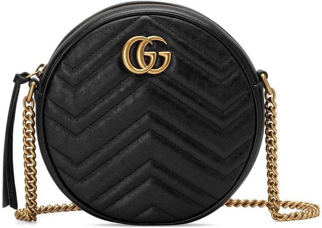 GG Marmont mini round shoulder bag
