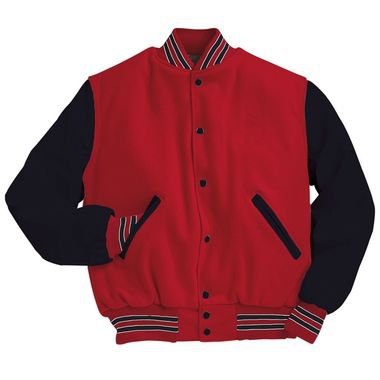 Red and Black Varsity Jacket