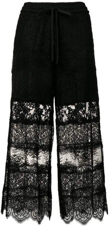 sheer lace trousers