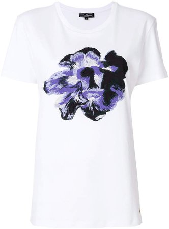 flower print T-shirt