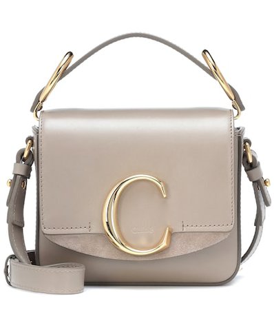Chloé C Mini leather shoulder bag