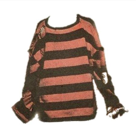 kurt cobain striped sweater png