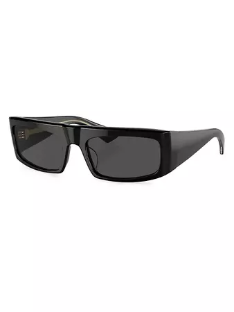 Shop KHAITE x Oliver Peoples 0OV5549SU 56MM Rectangular Sunglasses | Saks Fifth Avenue