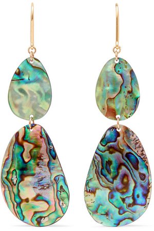 Isabel Marant | Gold-tone shell earrings | NET-A-PORTER.COM
