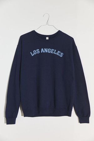 Los Angeles Fleece Crew Neck Sweatshirt | Urban Outfitters