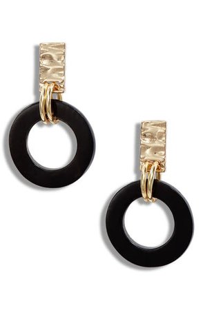 Akola Small Horn Circle Drop Earrings | Nordstrom