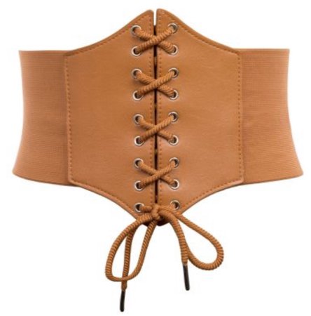 brown corset belts