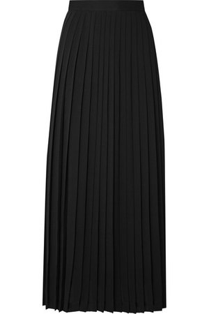 The Row | Lawrence pleated crepe de chine midi skirt | NET-A-PORTER.COM