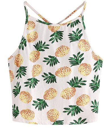 pineapple crop top
