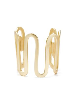 Gold Clark Cuff by Elizabeth and James Accessories for $35 | Rent the Runway