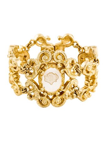Christian Dior Glass Intaglio Bracelet - Bracelets - CHR91744 | The RealReal