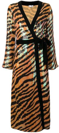 Rixo London Tiger print dress