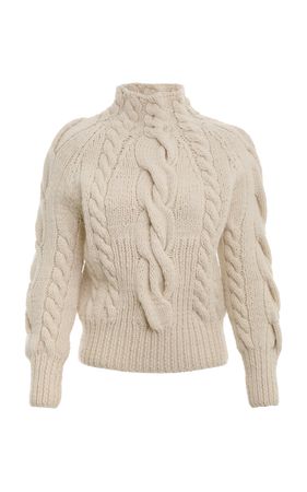 Luminosity Cable Wool Sweater By Zimmermann | Moda Operandi