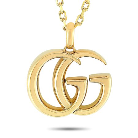 gold gucci necklace