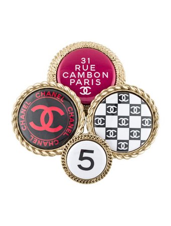 Chanel 31 Rue Cambon Brooch - Brooches - CHA304790 | The RealReal