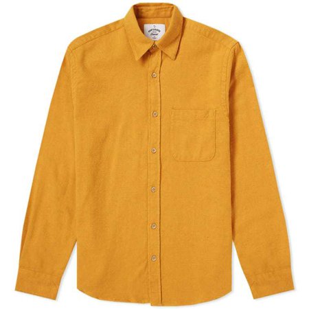 Mustard Yellow Flannel Shirt