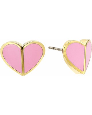 Amazing Holiday Deals on Kate Spade New York Heritage Spade Small Heart Studs Earrings (Rococo Pink) Earring