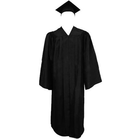 Cap and Gown Direct Matte Black Cap, Gown and Tassel